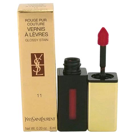 ysl rouge pur couture vernis a levres glossy stain|YSL pur couture lacquer.